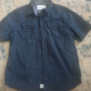 Boys paperdenim & cloth button up shirt